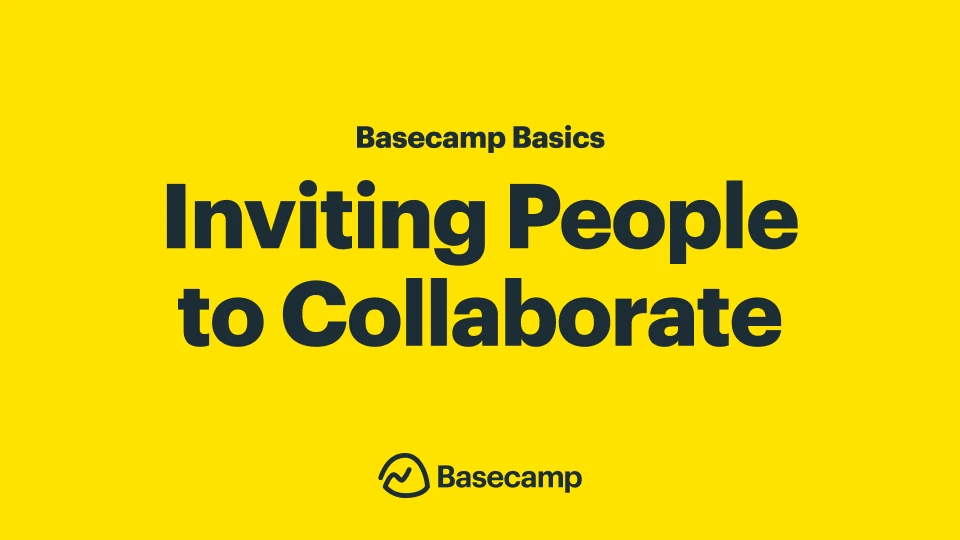 Inviting People to Collaborate